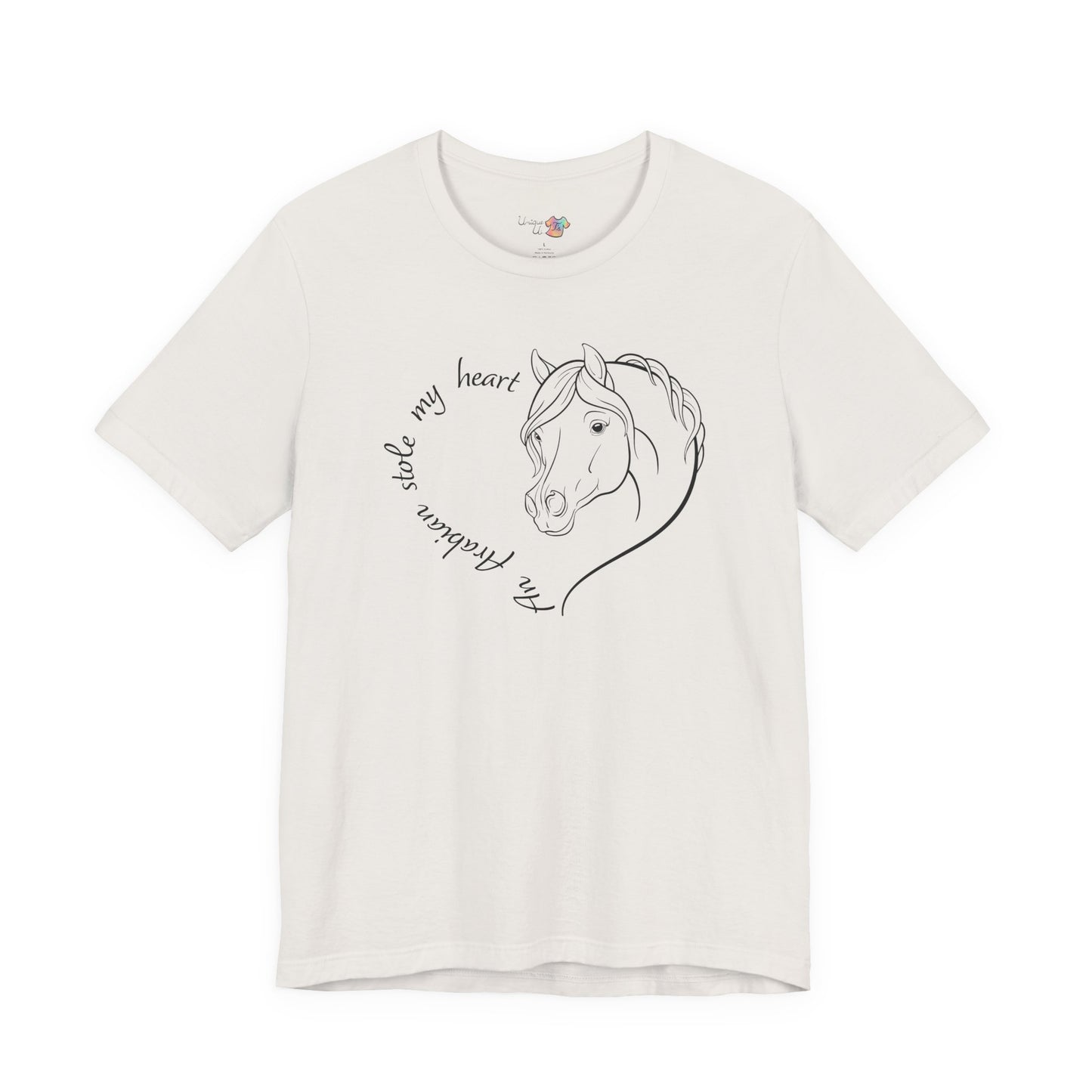 An Arabian Stole My Heart T-Shirt | Cute Arabian Horse Lover Gift, Equestrian Tee