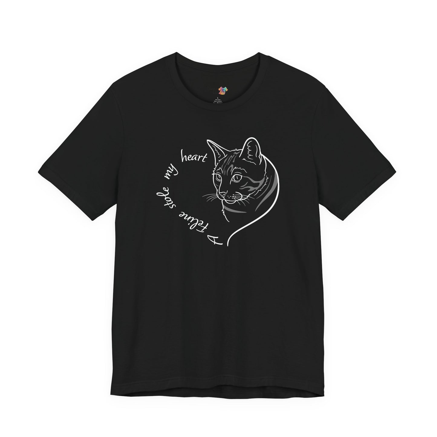 A Feline Stole My Heart-1 T-Shirt | Cute Cat Lover Gift, Cat Tee
