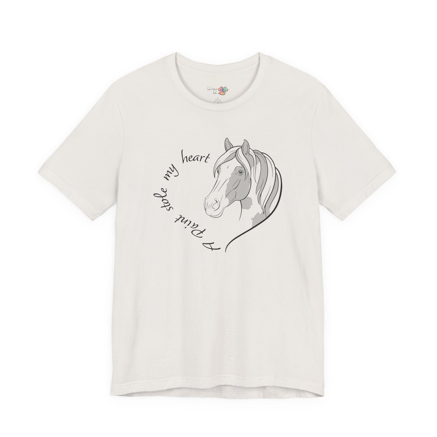 A Paint Stole My Heart T-Shirt | Cute Paint Horse Lover Gift, Equestrian Tee