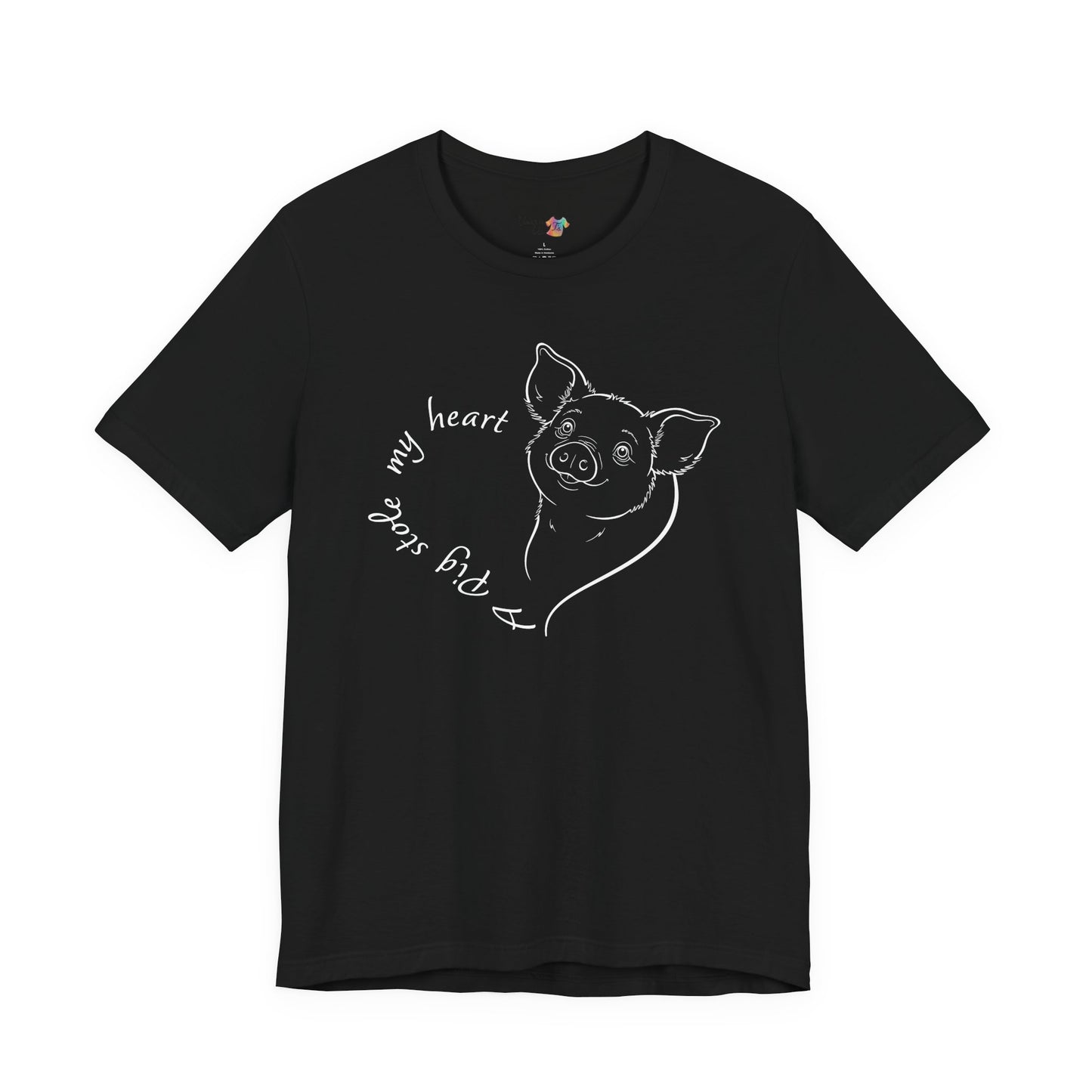 A Pig Stole My Heart T-Shirt | Cute Pig Lover Gift, Pig Tee
