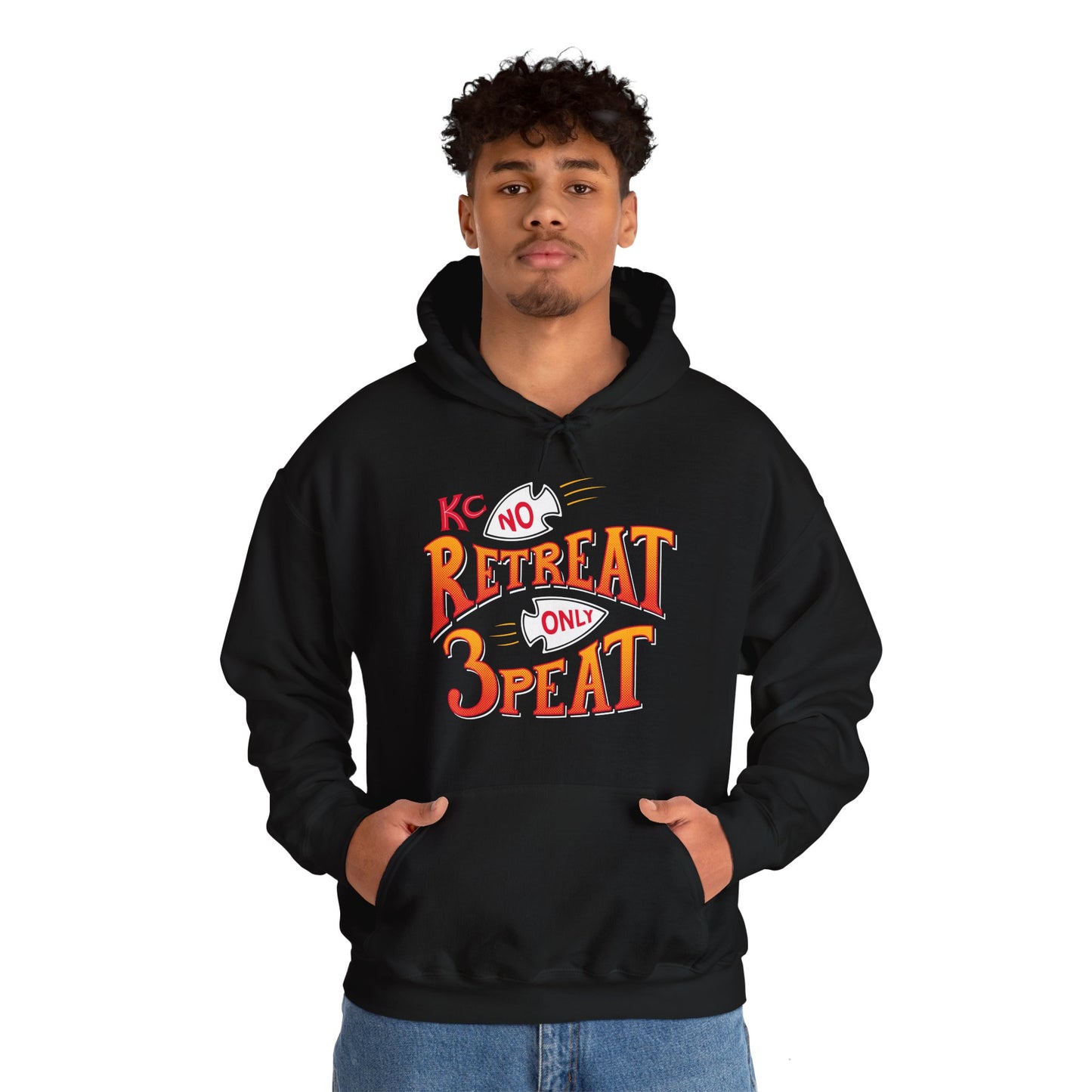 KC No Retreat Only 3Peat - Special Edition Hoodie