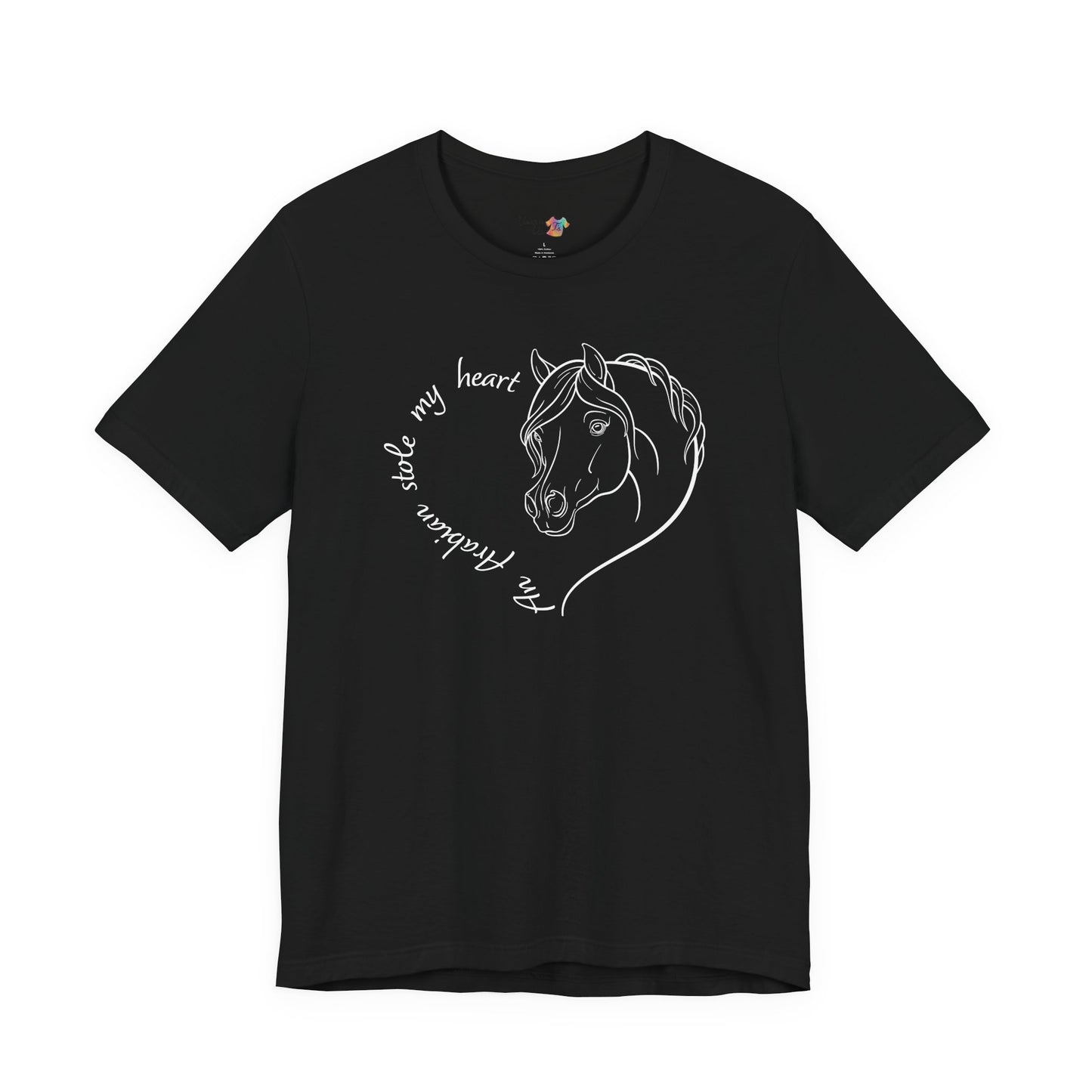An Arabian Stole My Heart T-Shirt | Cute Arabian Horse Lover Gift, Equestrian Tee