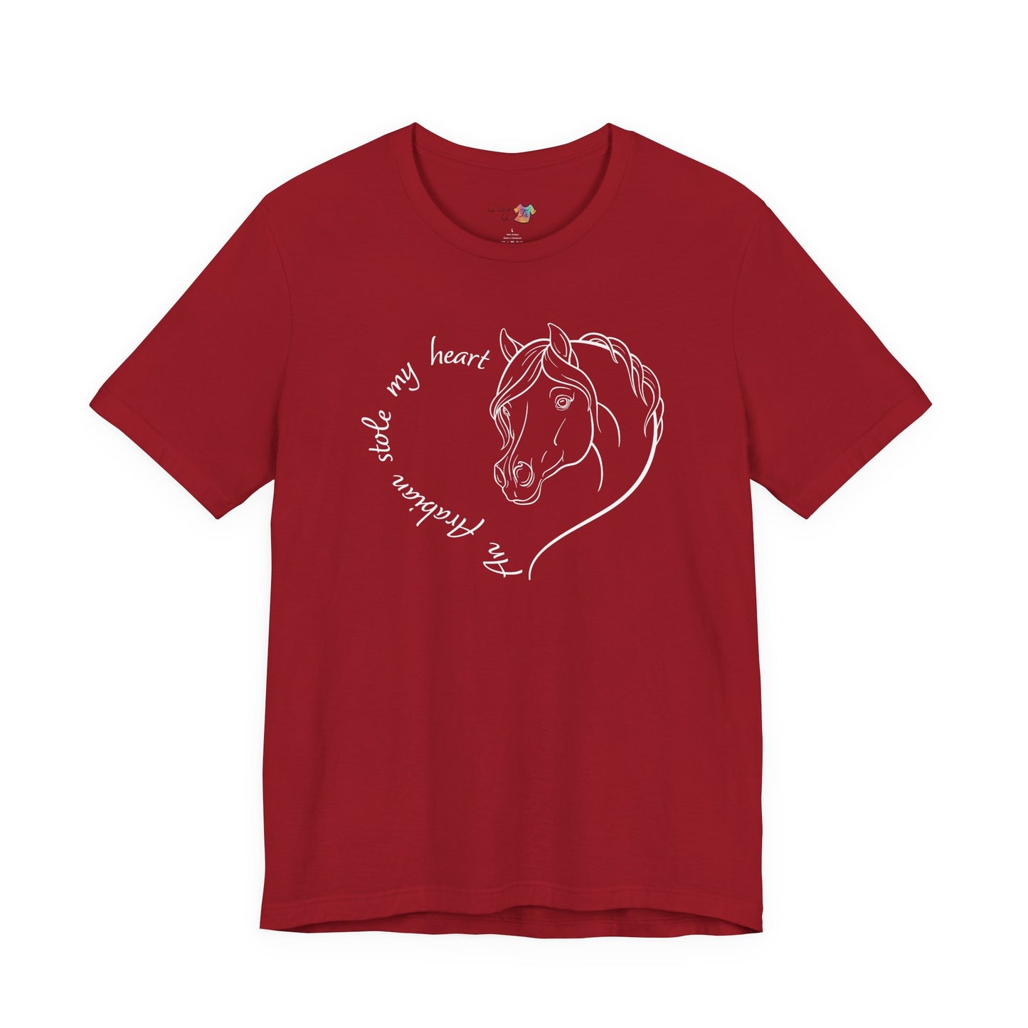 An Arabian Stole My Heart T-Shirt | Cute Arabian Horse Lover Gift, Equestrian Tee