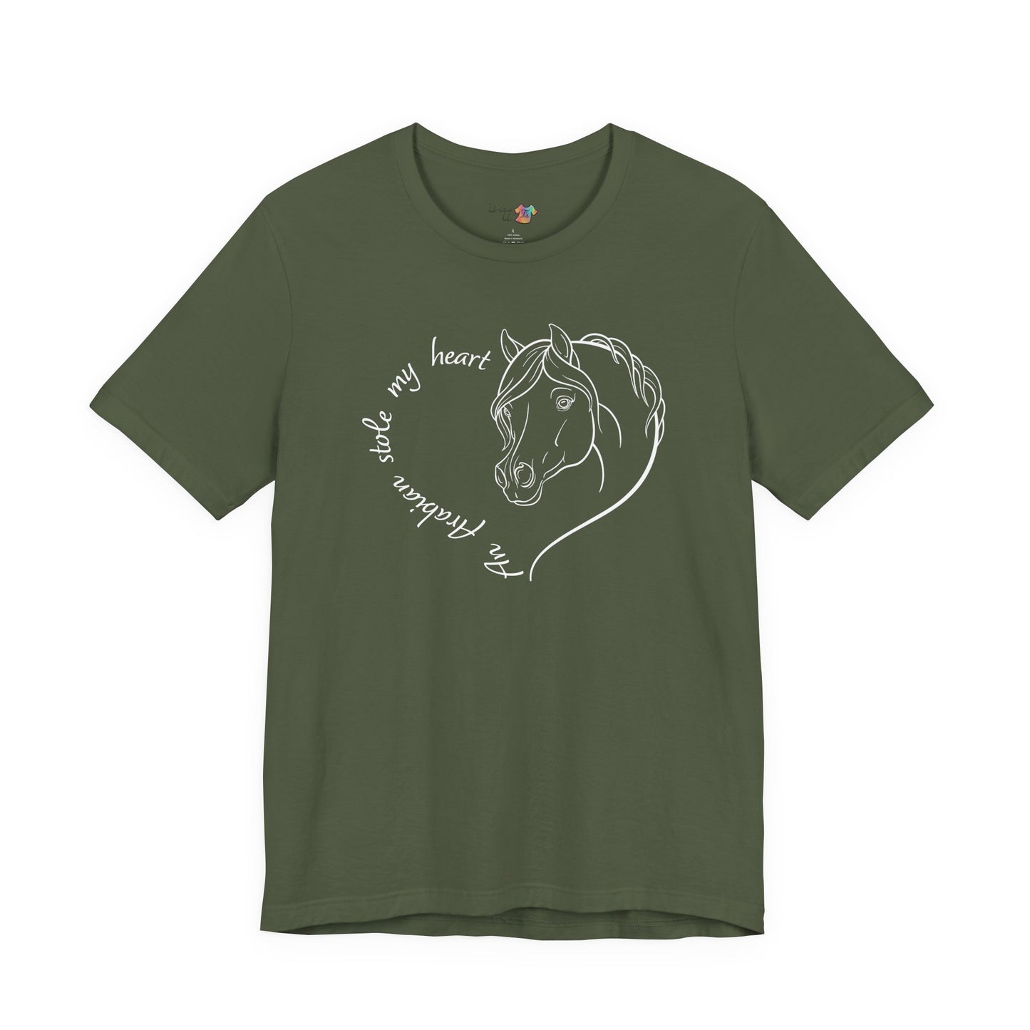 An Arabian Stole My Heart T-Shirt | Cute Arabian Horse Lover Gift, Equestrian Tee
