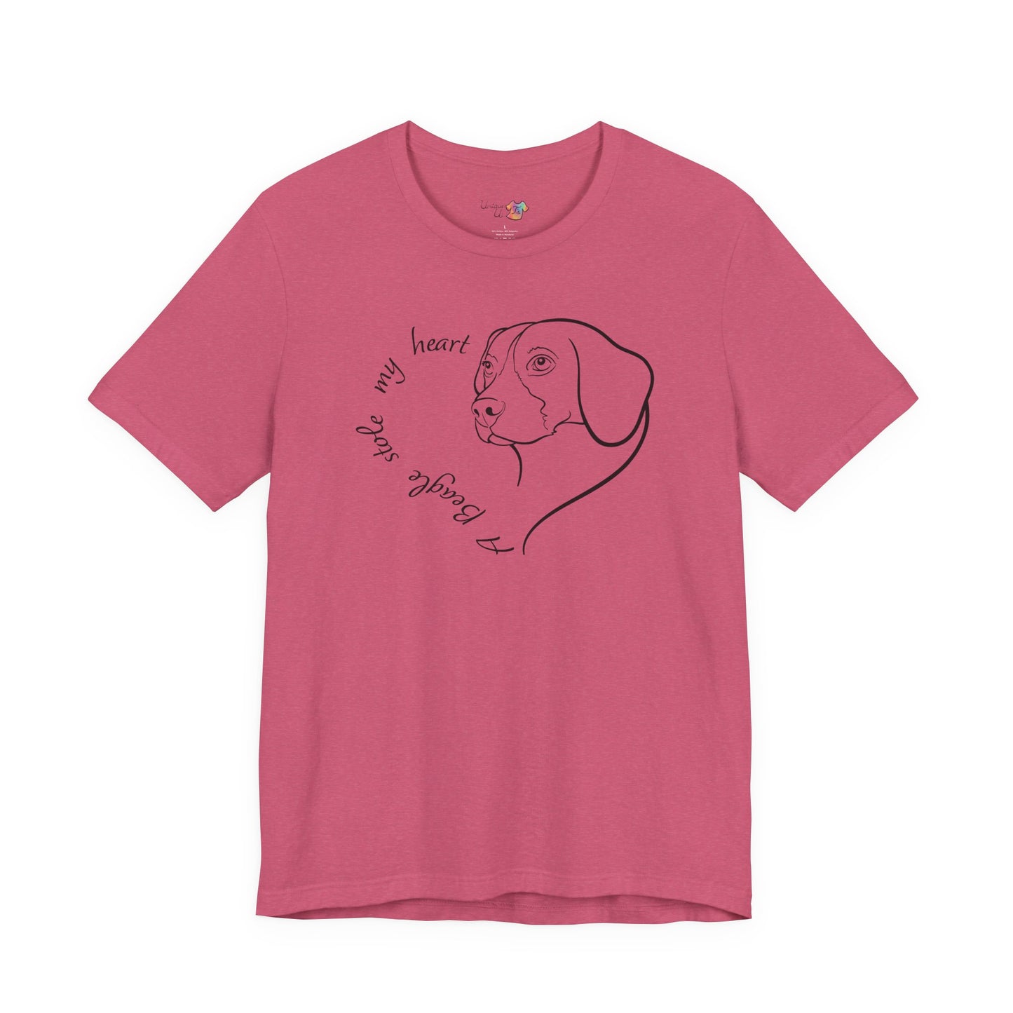A Beagle Stole My Heart T-Shirt | Cute Beagle Dog Lover Gift, Beagle Tee