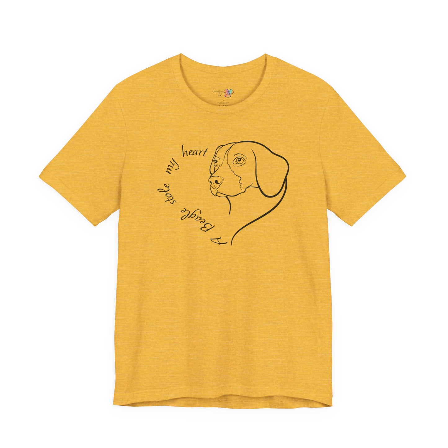 A Beagle Stole My Heart T-Shirt | Cute Beagle Dog Lover Gift, Beagle Tee