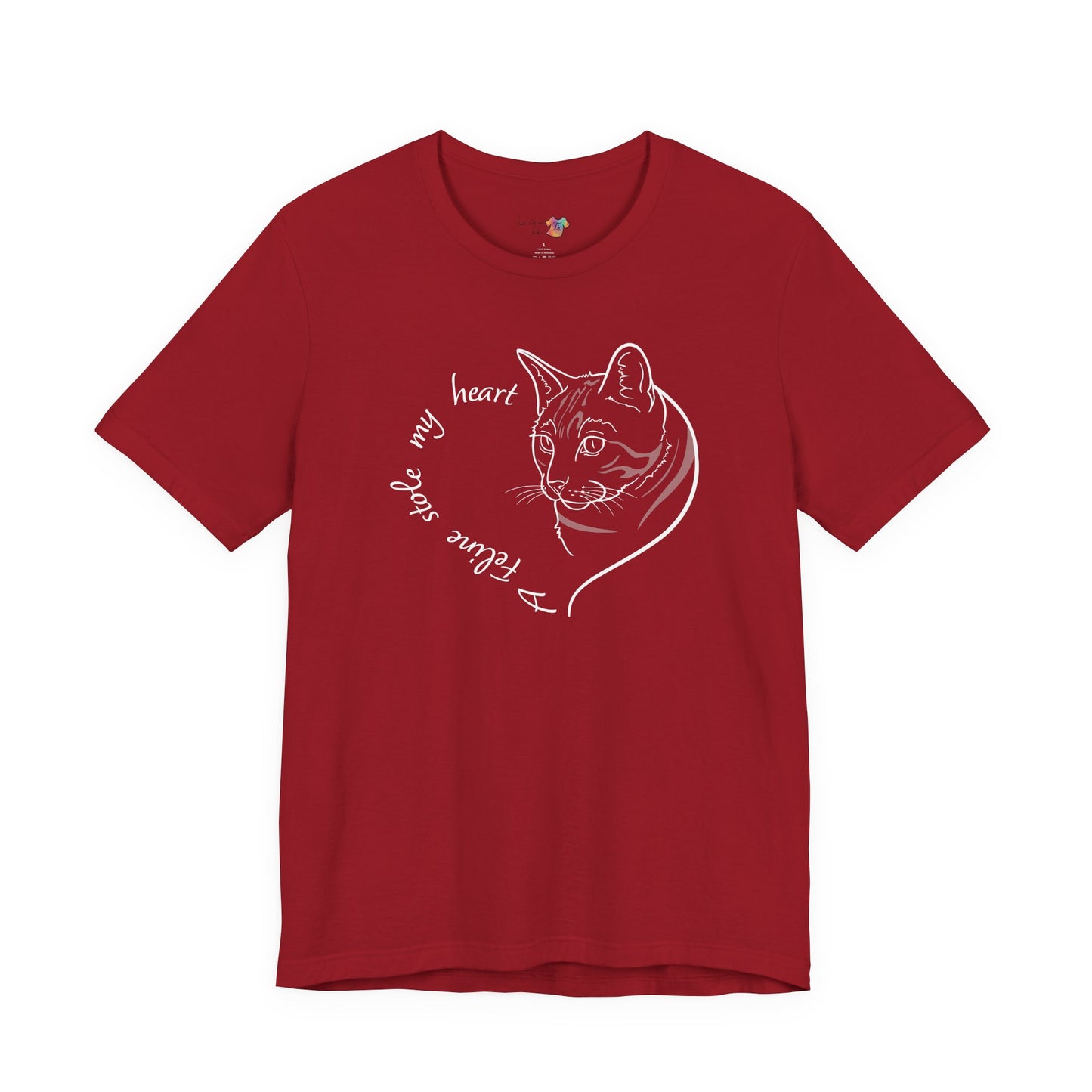 A Feline Stole My Heart-1 T-Shirt | Cute Cat Lover Gift, Cat Tee