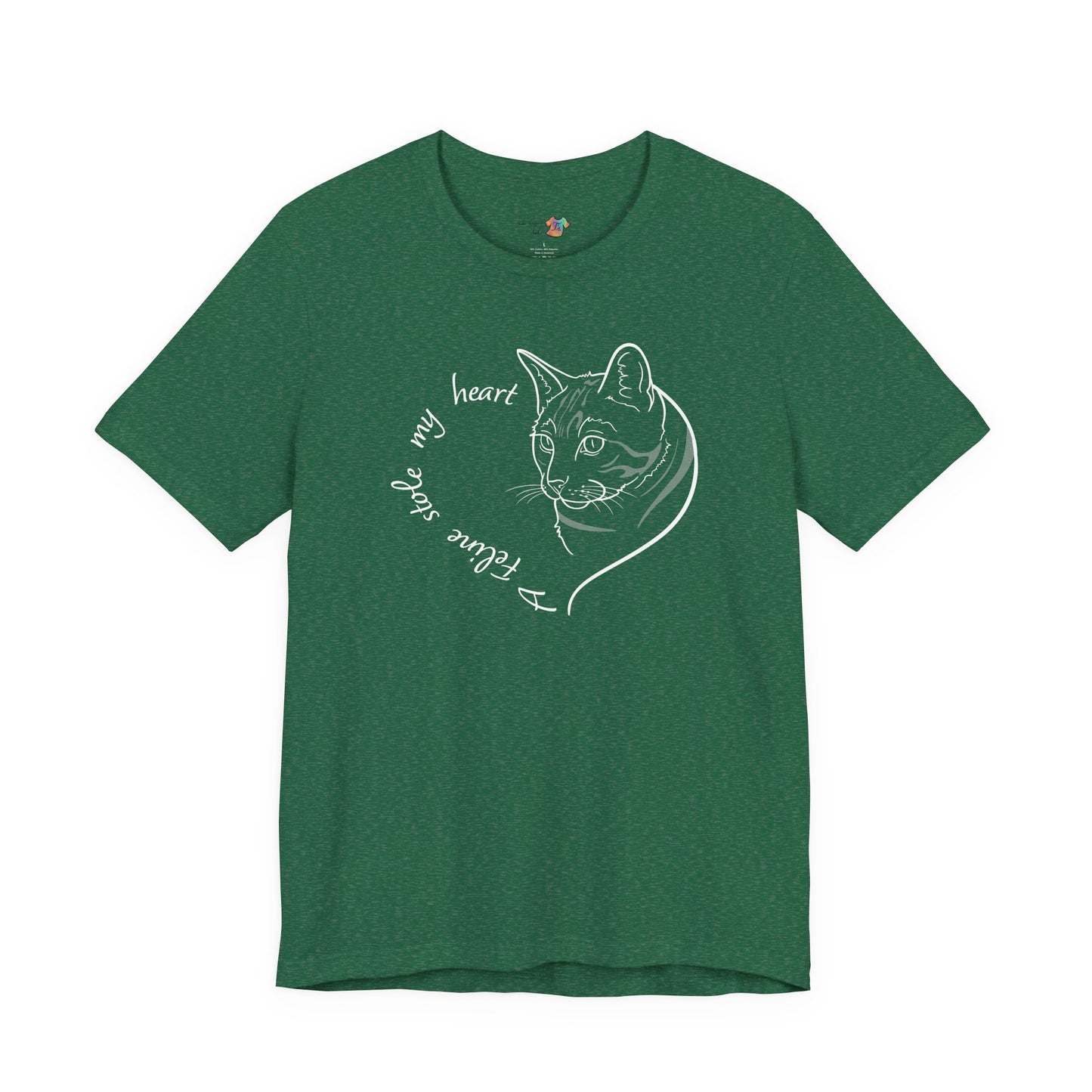 A Feline Stole My Heart-1 T-Shirt | Cute Cat Lover Gift, Cat Tee
