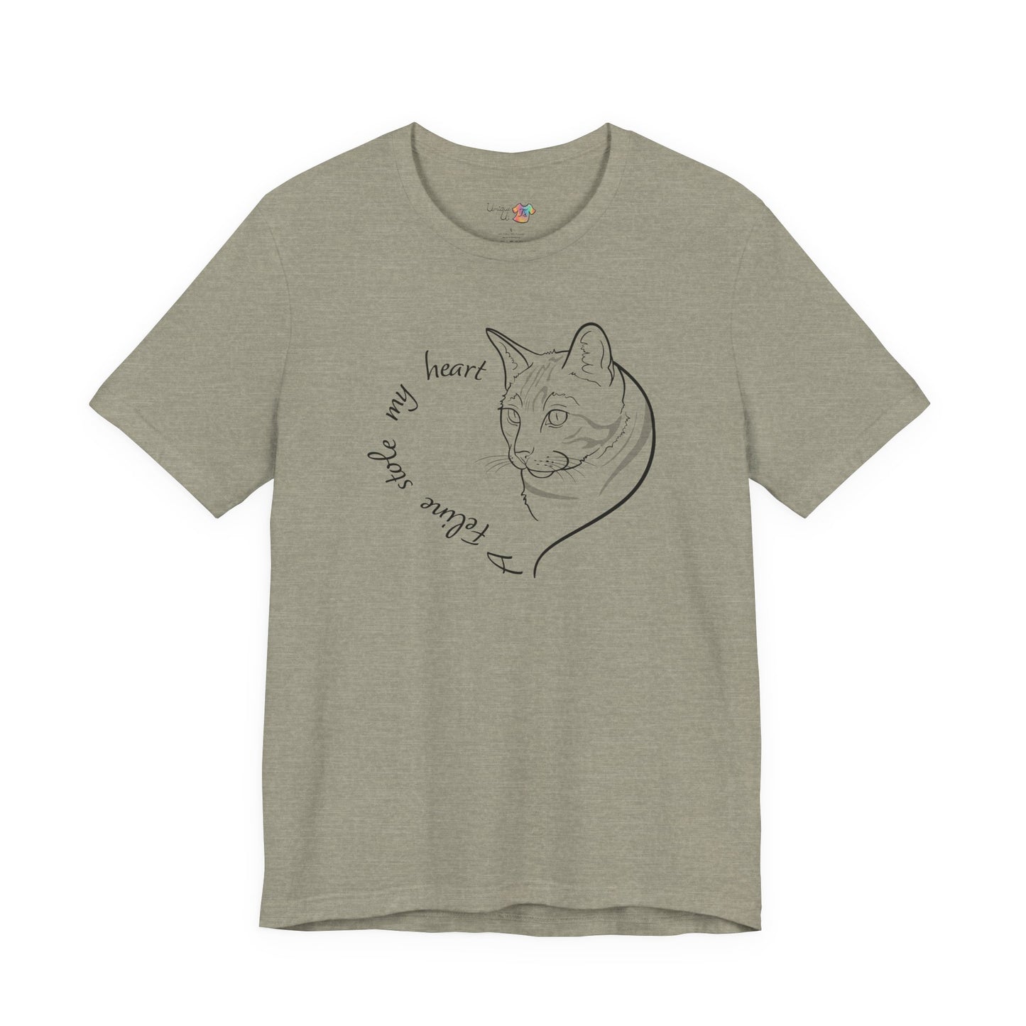 A Feline Stole My Heart-1 T-Shirt | Cute Cat Lover Gift, Cat Tee