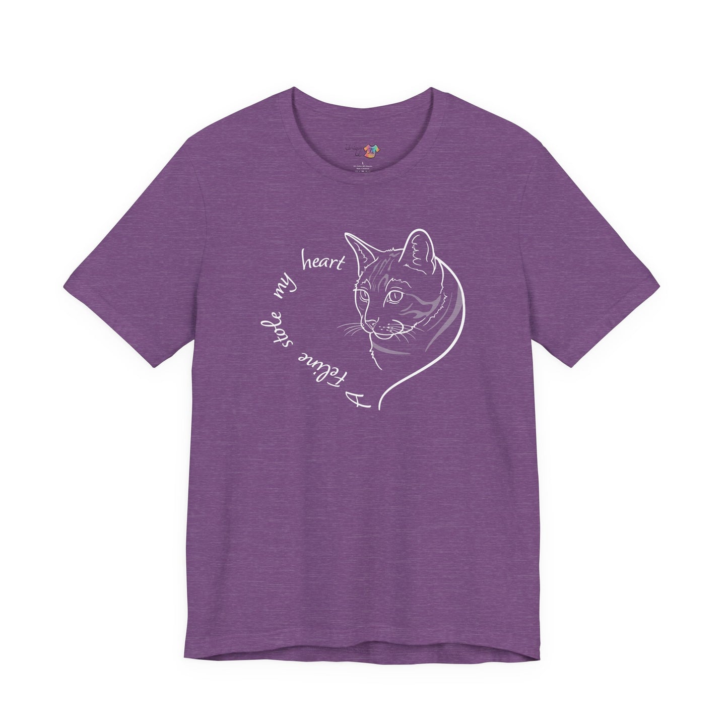A Feline Stole My Heart-1 T-Shirt | Cute Cat Lover Gift, Cat Tee