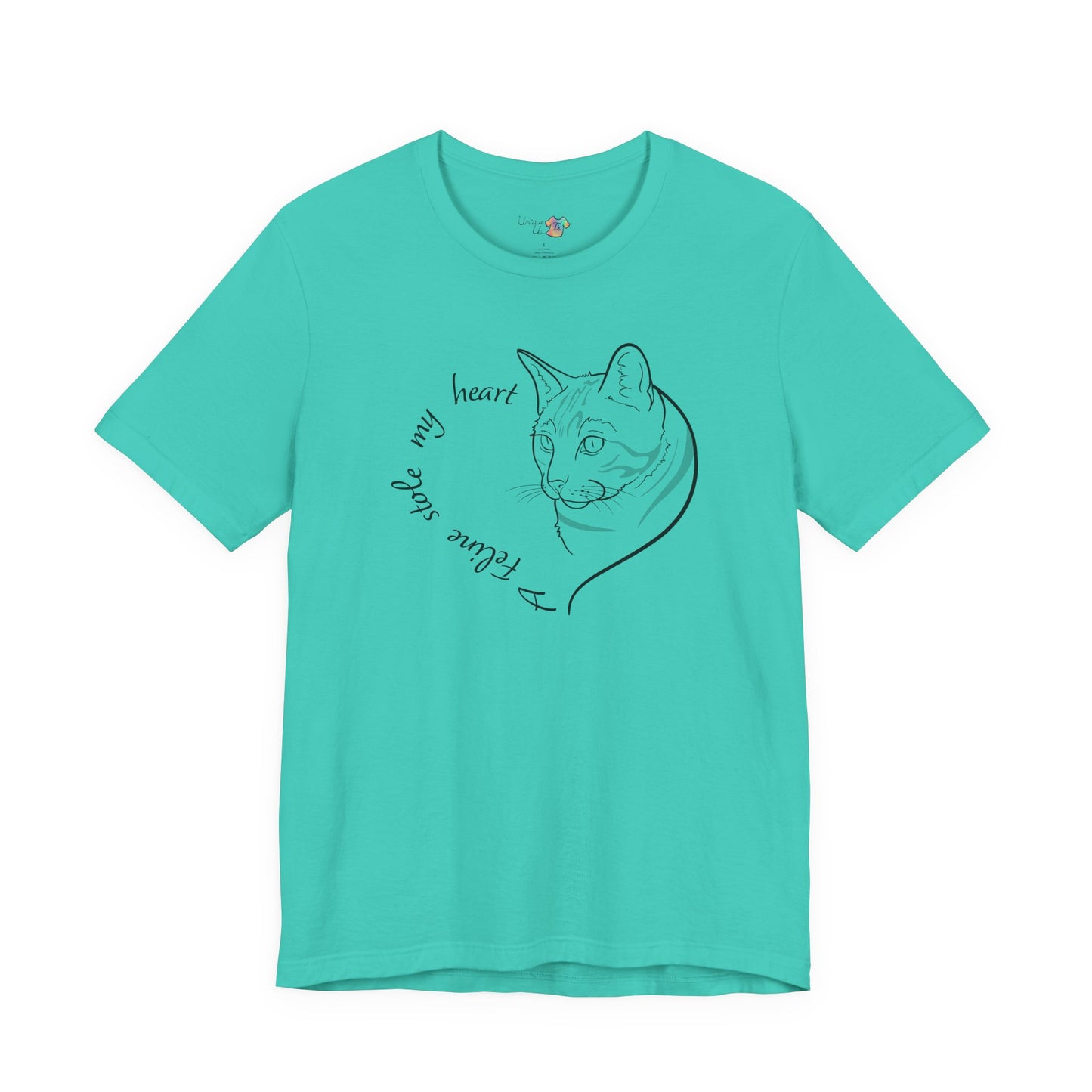 A Feline Stole My Heart-1 T-Shirt | Cute Cat Lover Gift, Cat Tee