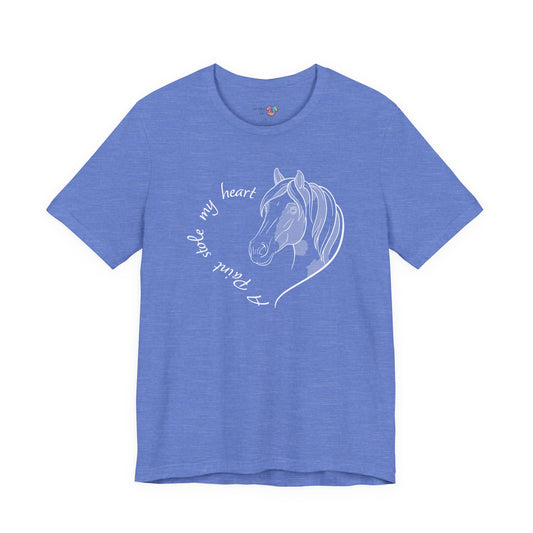 A Paint Stole My Heart T-Shirt | Cute Paint Horse Lover Gift, Equestrian Tee
