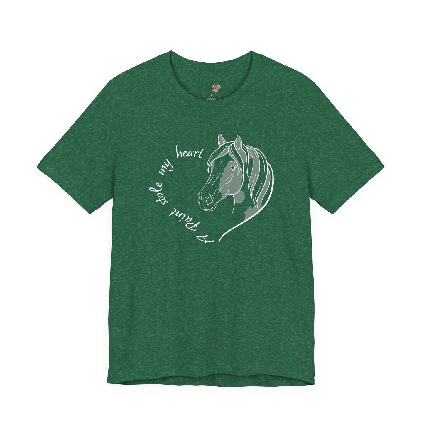 A Paint Stole My Heart T-Shirt | Cute Paint Horse Lover Gift, Equestrian Tee