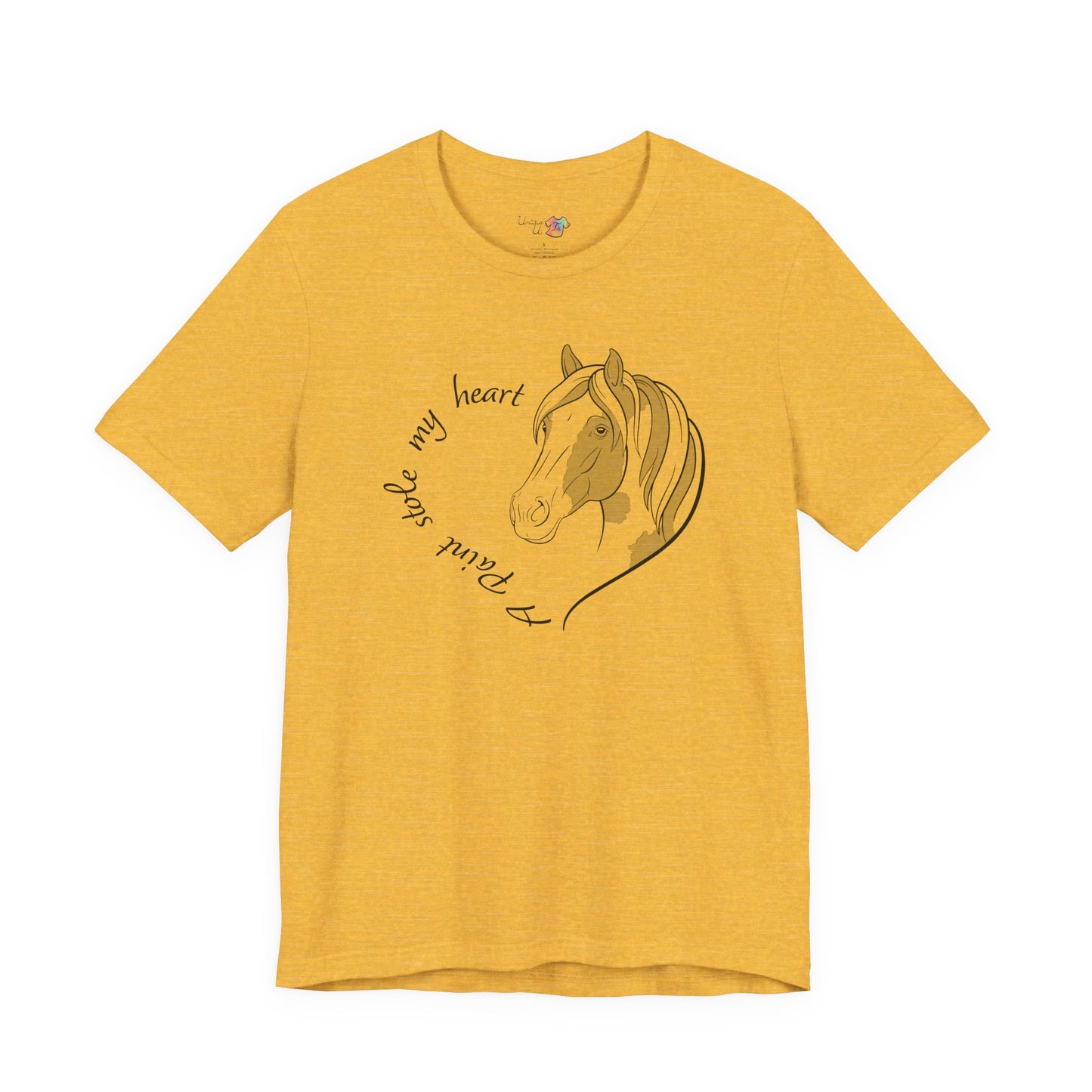 A Paint Stole My Heart T-Shirt | Cute Paint Horse Lover Gift, Equestrian Tee