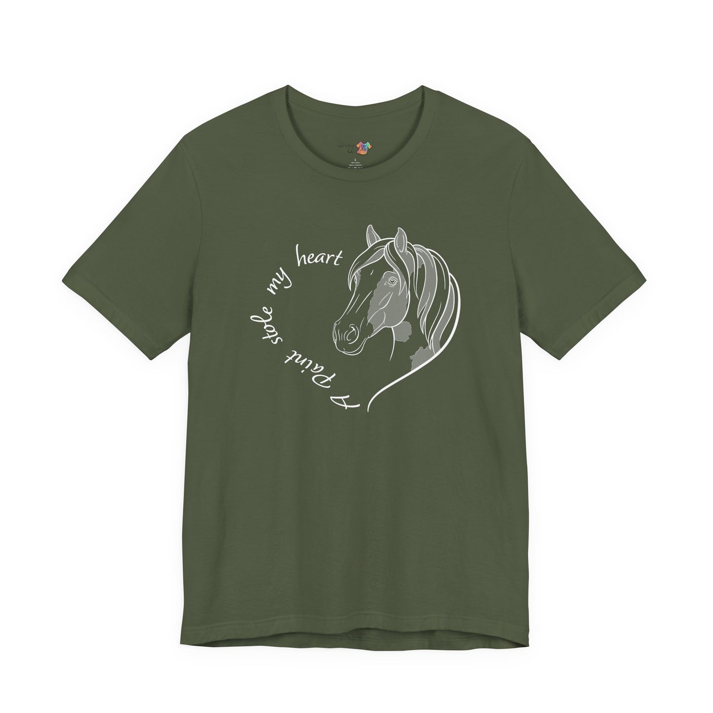 A Paint Stole My Heart T-Shirt | Cute Paint Horse Lover Gift, Equestrian Tee