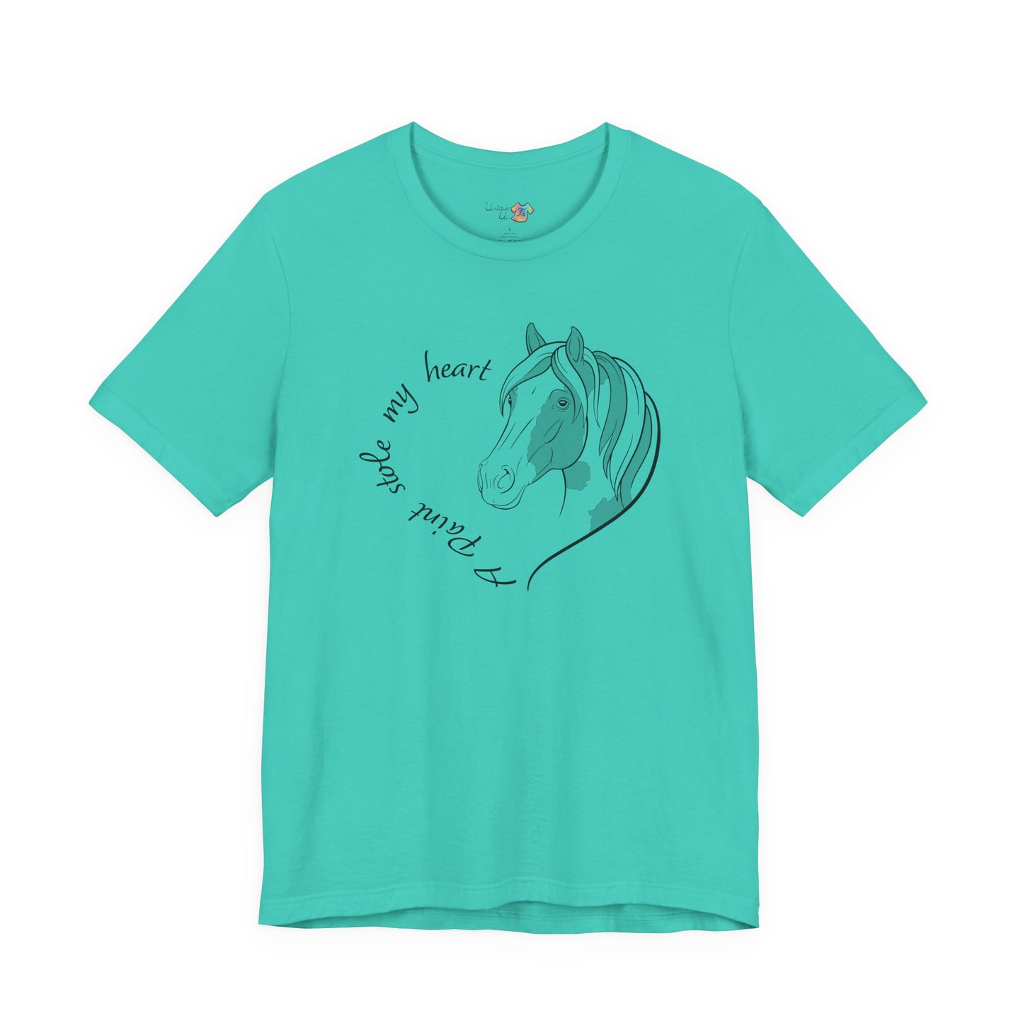 A Paint Stole My Heart T-Shirt | Cute Paint Horse Lover Gift, Equestrian Tee