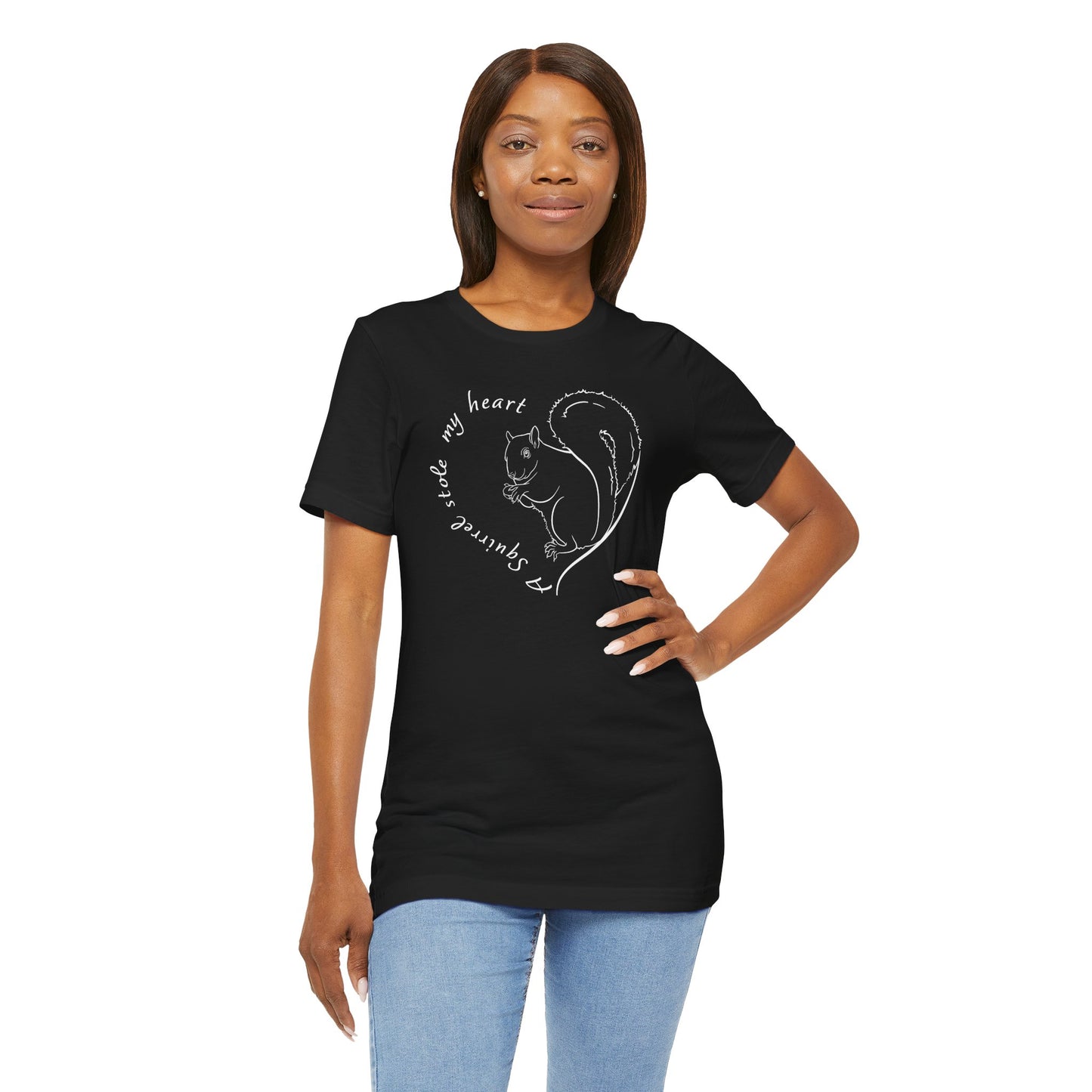 A Squirrel Stole My Heart T-Shirt | Cute Squirrel Lover Gift, Squirrel Tee
