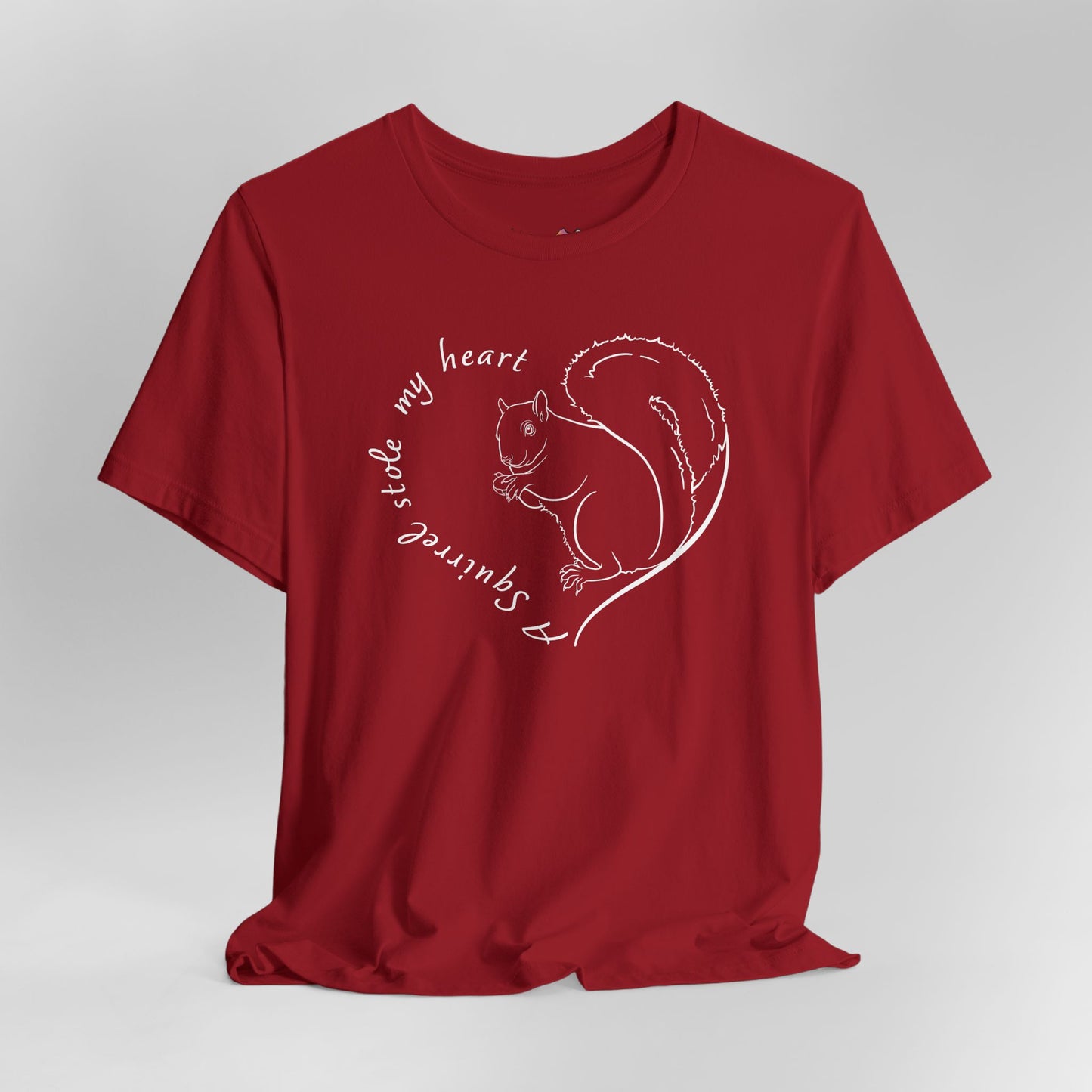 A Squirrel Stole My Heart T-Shirt | Cute Squirrel Lover Gift, Squirrel Tee