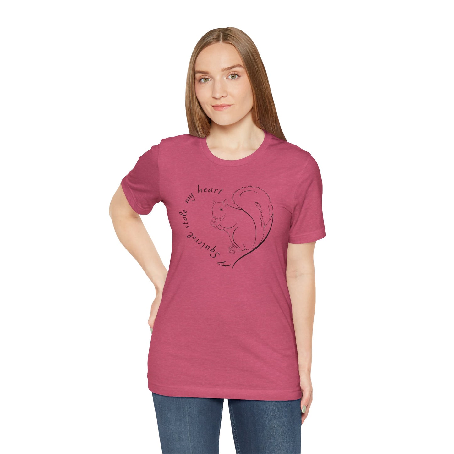 A Squirrel Stole My Heart T-Shirt | Cute Squirrel Lover Gift, Squirrel Tee
