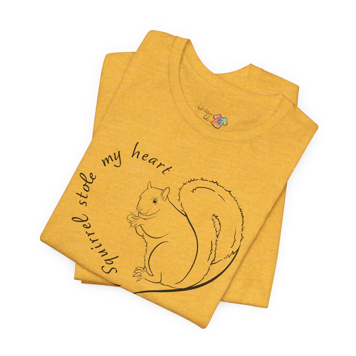A Squirrel Stole My Heart T-Shirt | Cute Squirrel Lover Gift, Squirrel Tee