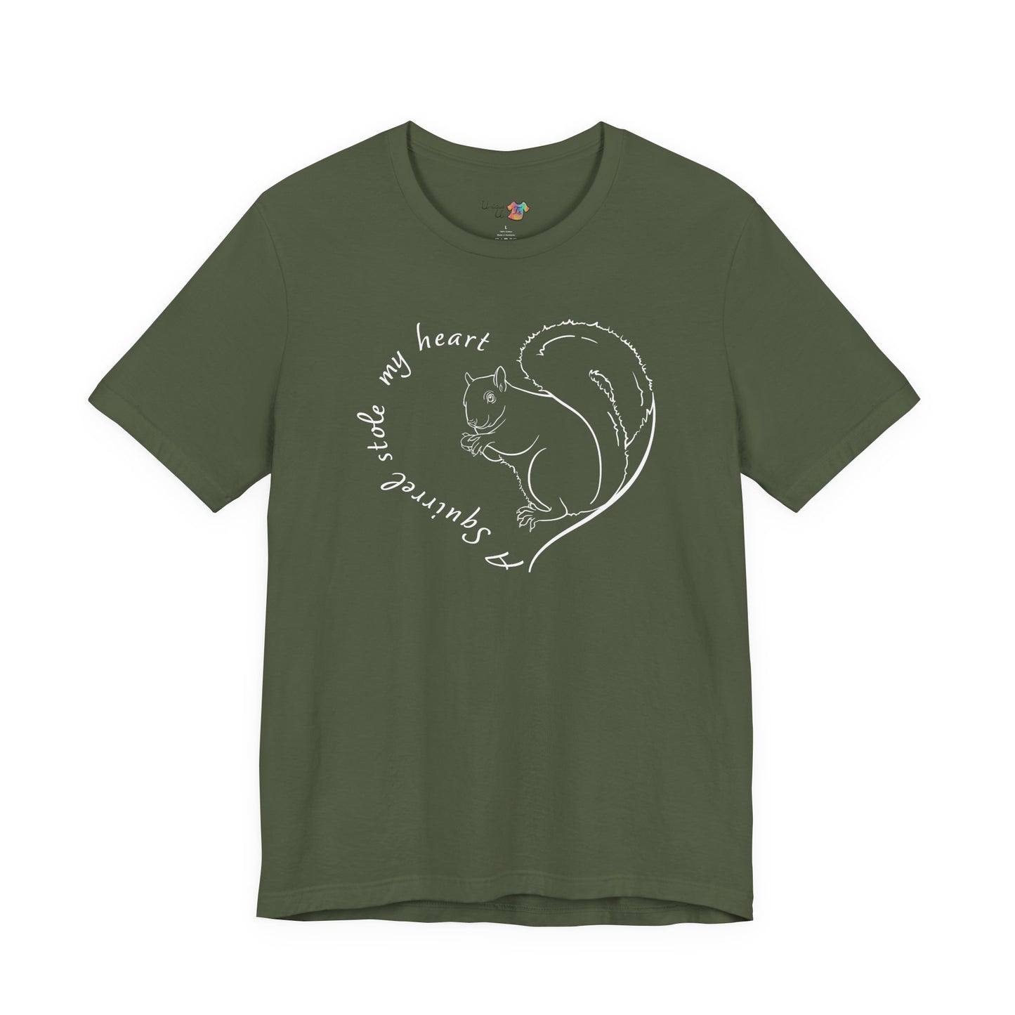 A Squirrel Stole My Heart T-Shirt | Cute Squirrel Lover Gift, Squirrel Tee