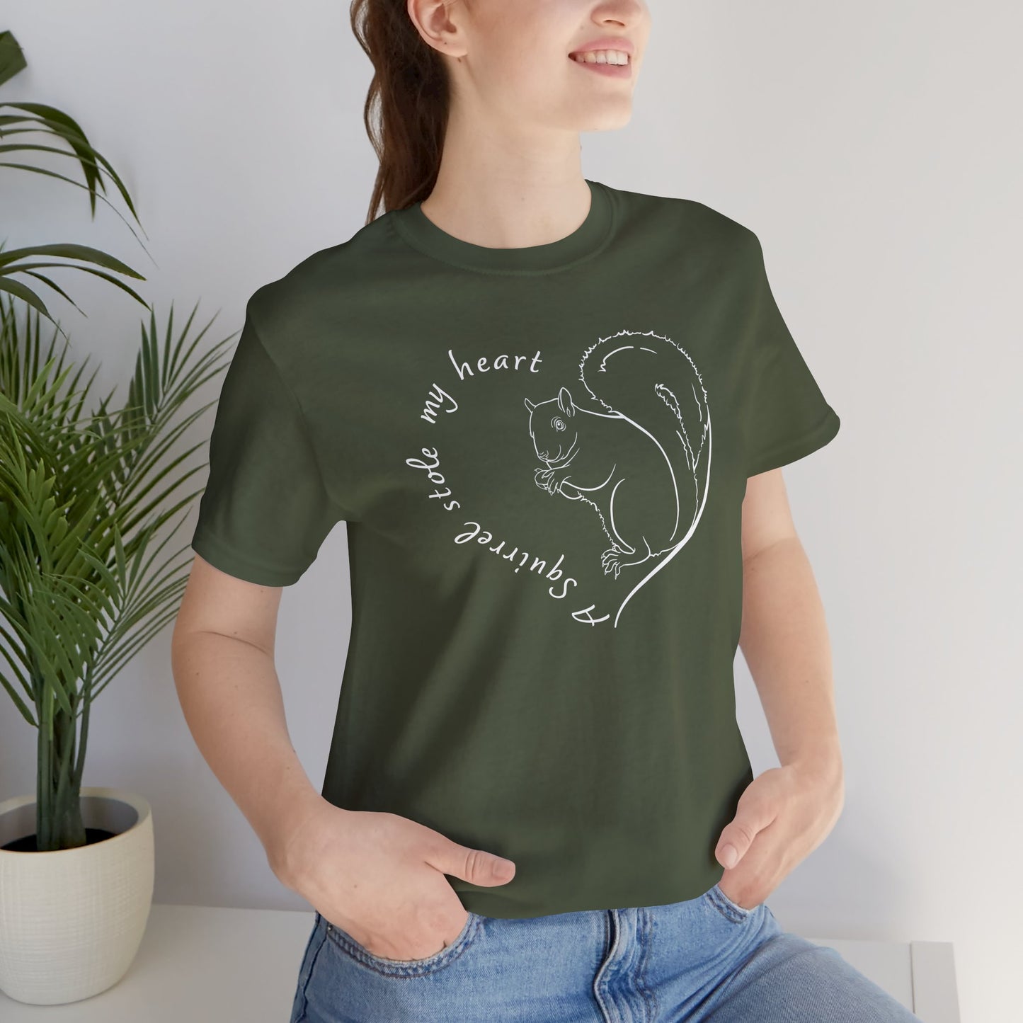 A Squirrel Stole My Heart T-Shirt | Cute Squirrel Lover Gift, Squirrel Tee