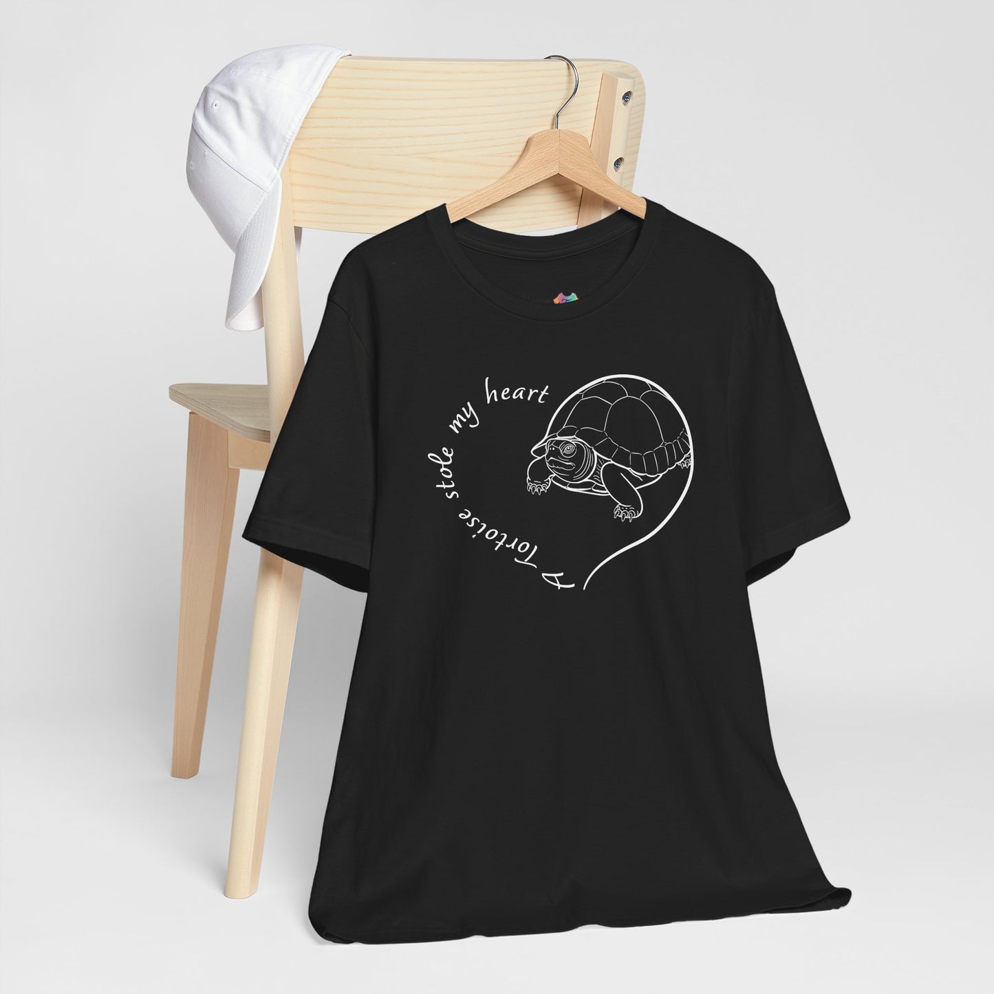 A Tortoise Stole My Heart T-Shirt | Cute Turtle Lover Gift, Turtle Tee