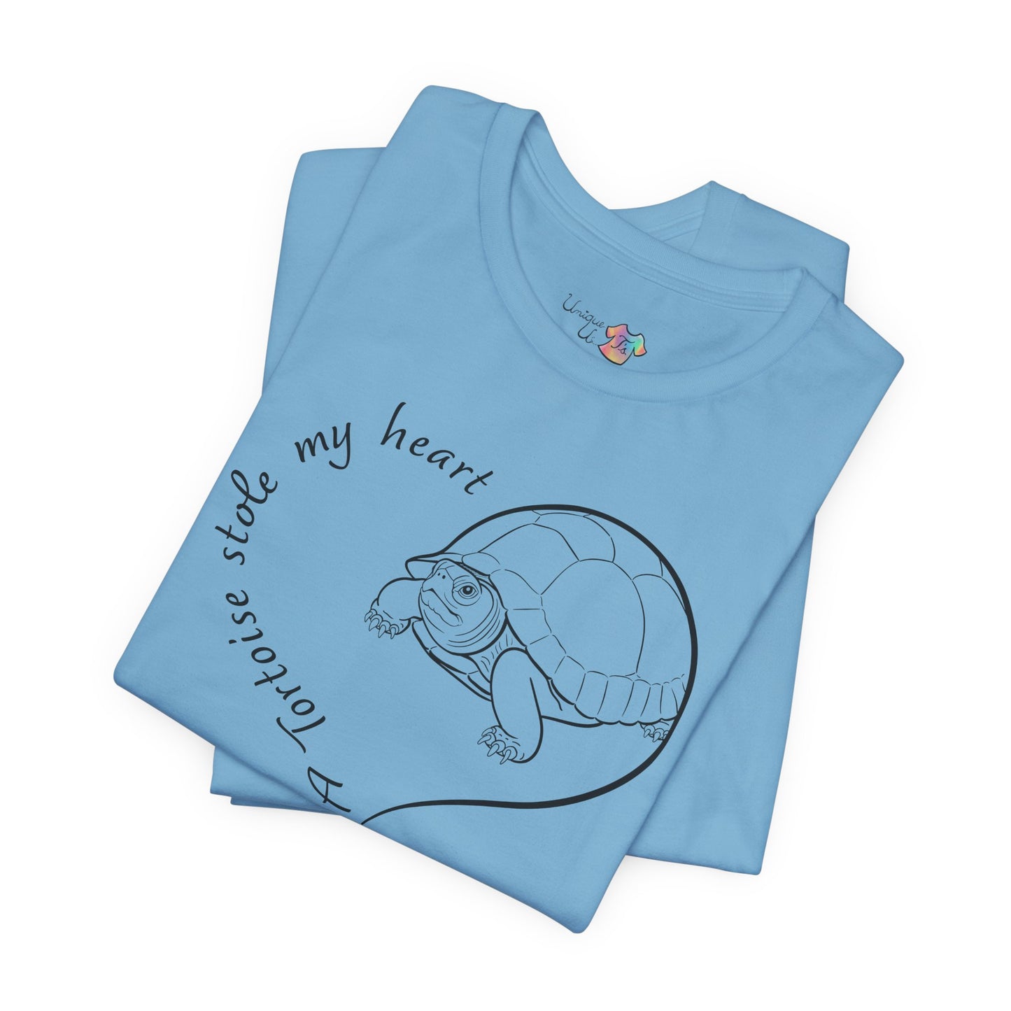 A Tortoise Stole My Heart T-Shirt | Cute Turtle Lover Gift, Turtle Tee