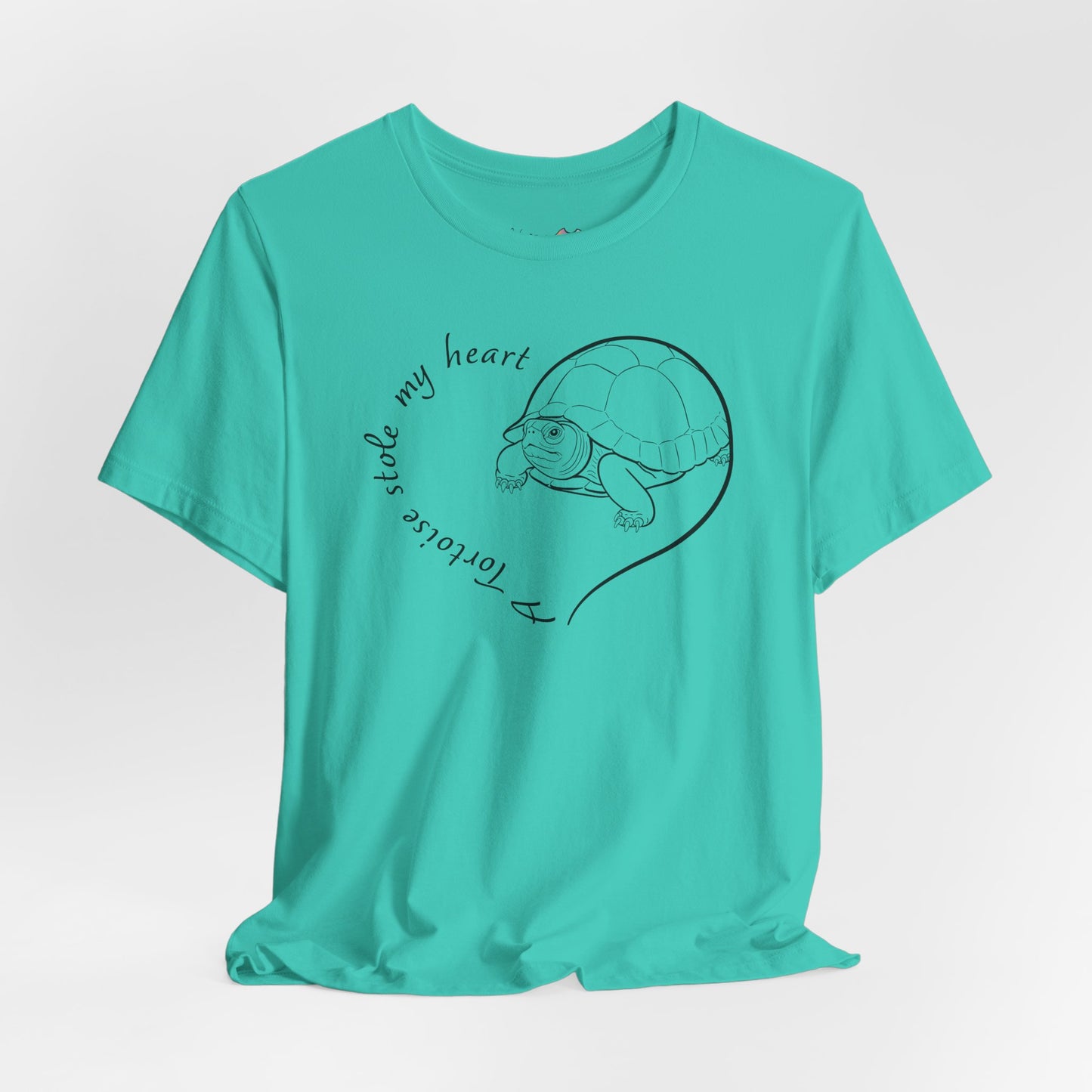 A Tortoise Stole My Heart T-Shirt | Cute Turtle Lover Gift, Turtle Tee